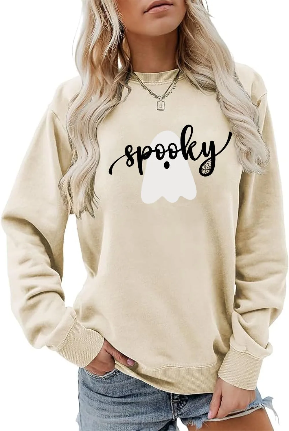 Свитшут Cute Spooky с принтом Boo BTGRL
Свитшут Cute Spooky с принтом Boo BTGRL