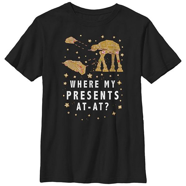 Футболка Boys husky where my presents at-at Star Wars
Футболка Boys husky where my presents at-at Star Wars