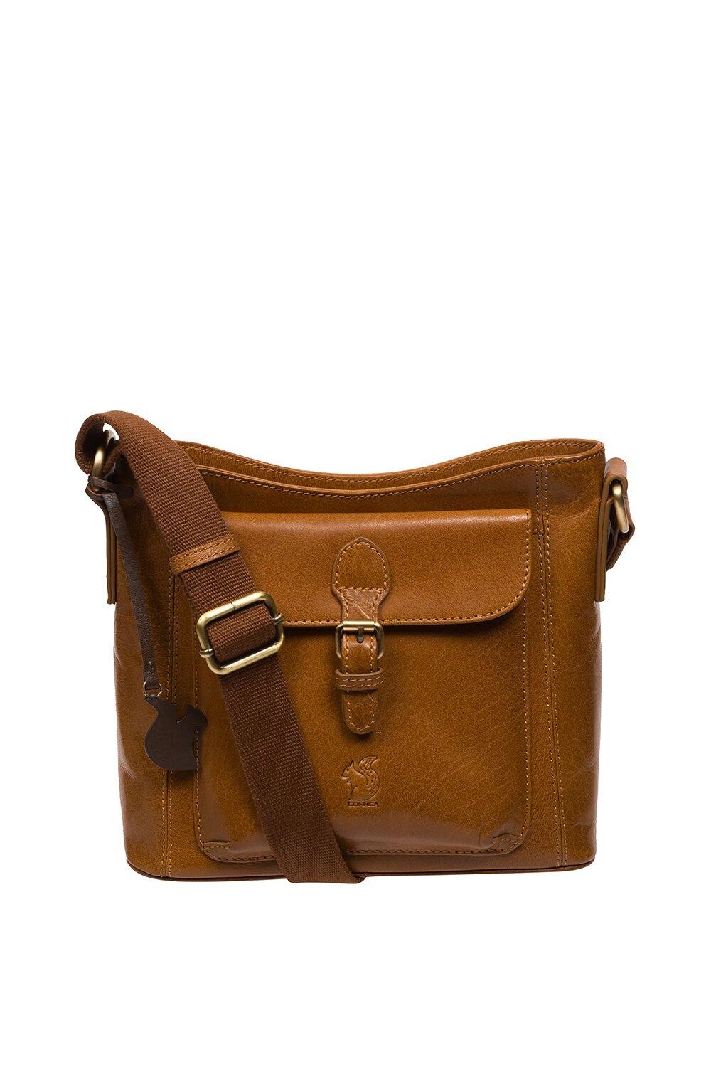 Кожаная сумка через плечо 'Carla' Conkca London, коричневый
Кожаная сумка через плечо 'Carla' Conkca London, коричневый