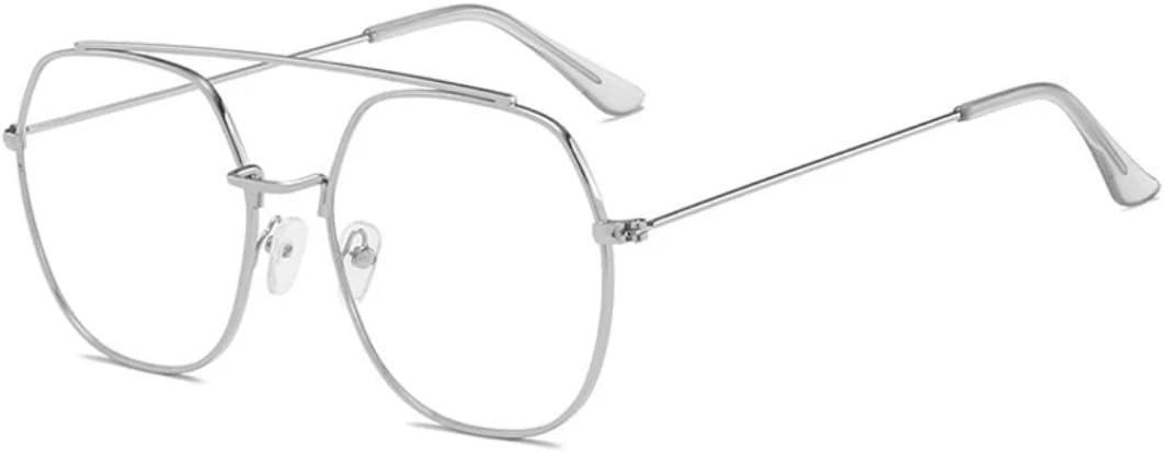 Модные классические винтажные металлические солнцезащитные очки с двойной перемычкой, многоугольные, для мужчин и женщин, роскошные, для путешествий и вождения, с защитой от УФ-излучения UV400 VVTWSSW, Silver Clear
Модные классические винтажные металлические солнцезащитные очки с двойной перемычкой, многоугольные, для мужчин и женщин, роскошные, для путешествий и вождения, с защитой от УФ-излучения UV400 VVTWSSW, Silver Clear