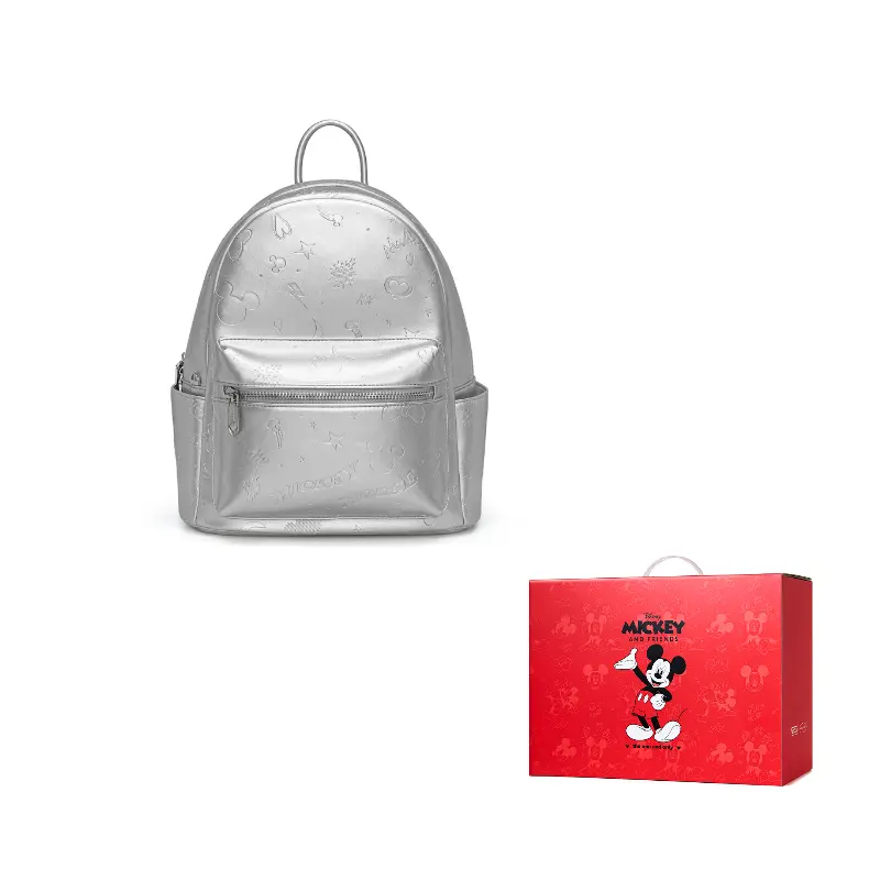 Disney Микки серия PU рюкзак женский серебристый розовый экрю, Silver
Disney Микки серия PU рюкзак женский серебристый розовый экрю, Silver