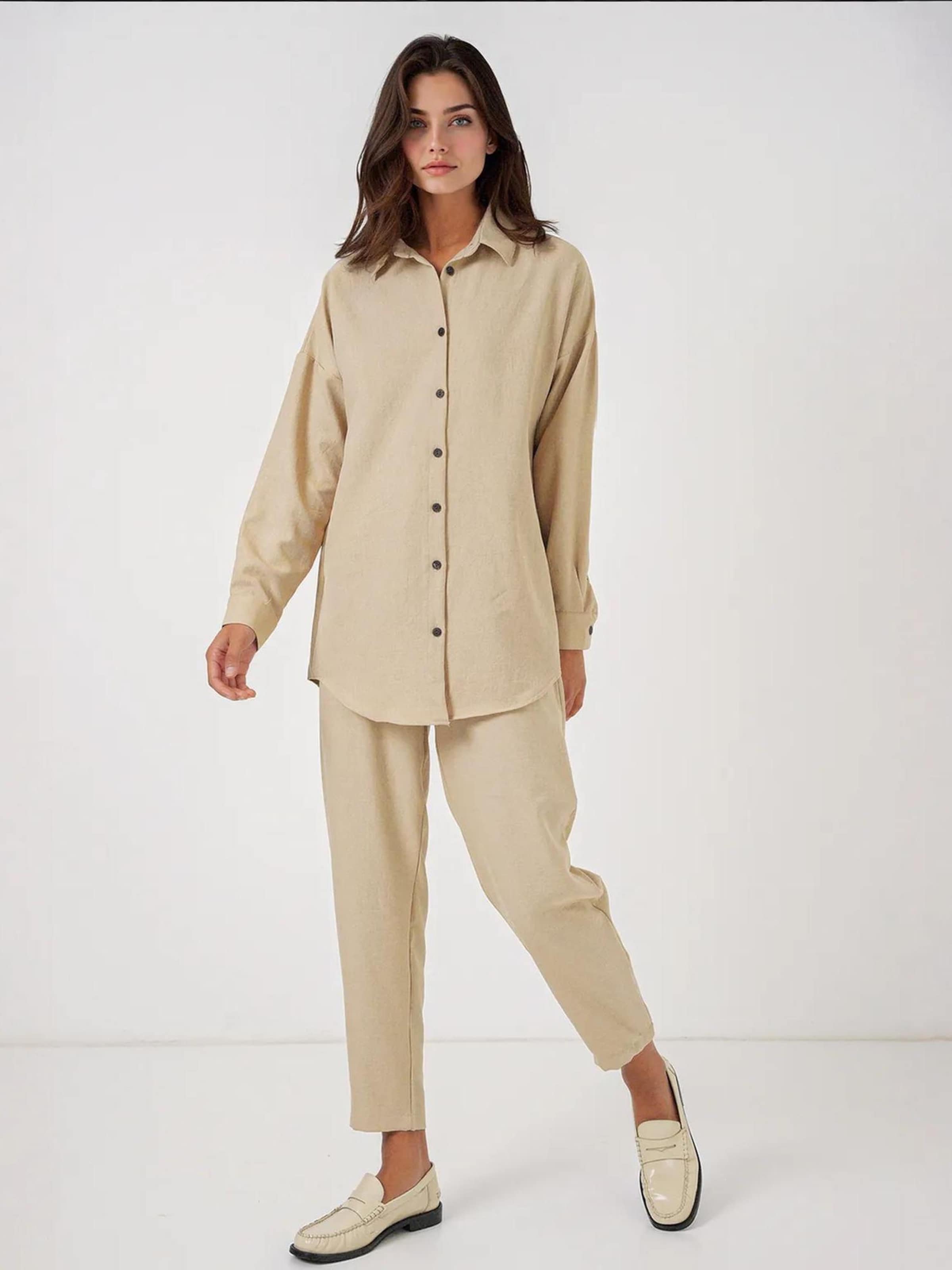 Bigdart Костюм-двойка в цвете крем
Bigdart Костюм-двойка в цвете крем