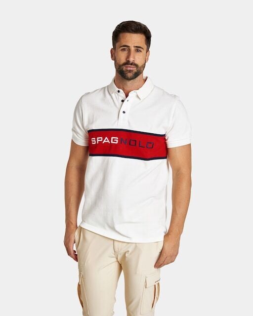 Мужская красная рубашка-поло с коротким рукавом Spagnolo, красный
Мужская красная рубашка-поло с коротким рукавом Spagnolo, красный