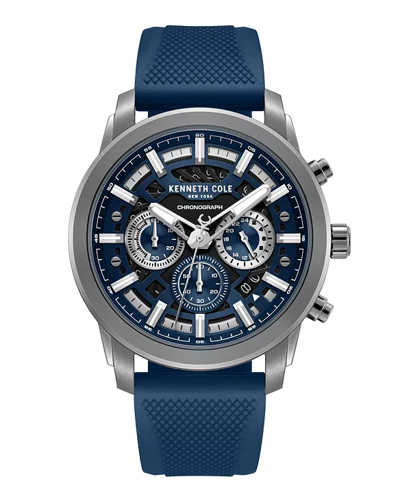 Мужские часы-хронограф, 44 мм Kenneth Cole New York, blue
Мужские часы-хронограф, 44 мм Kenneth Cole New York, blue