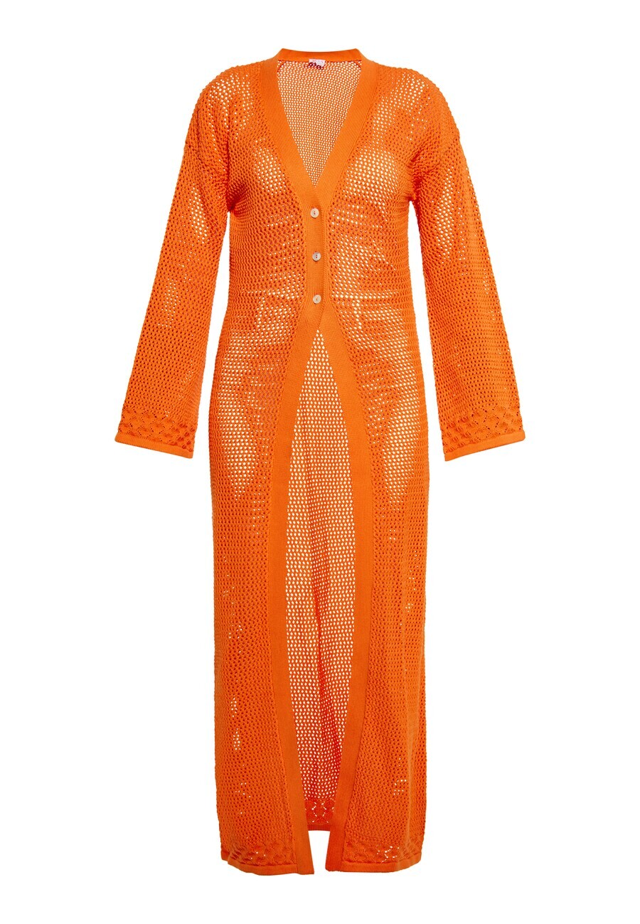 Вязаный кардиган Izia, оранжевый
Вязаный кардиган Izia, оранжевый