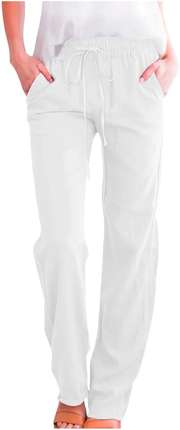 Льняные брюки женские Casual Wide Leg с высокой талией и шнурком Lisgai
Льняные брюки женские Casual Wide Leg с высокой талией и шнурком Lisgai