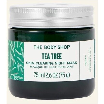 The Body Shop Ночная очищающая маска с маслом чайного дерева 75 мл для проблемной кожи
The Body Shop Ночная очищающая маска с маслом чайного дерева 75 мл для проблемной кожи