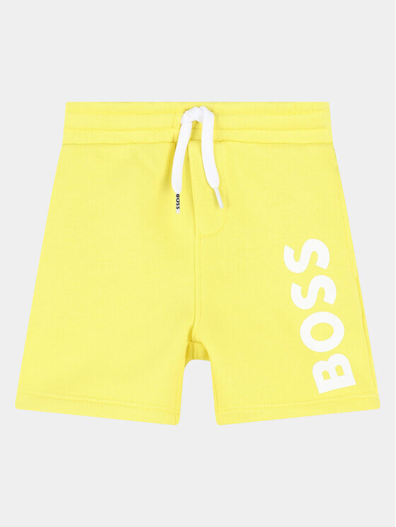 Спортивные шорты стандартного кроя Boss, желтый 
Спортивные шорты стандартного кроя Boss, желтый