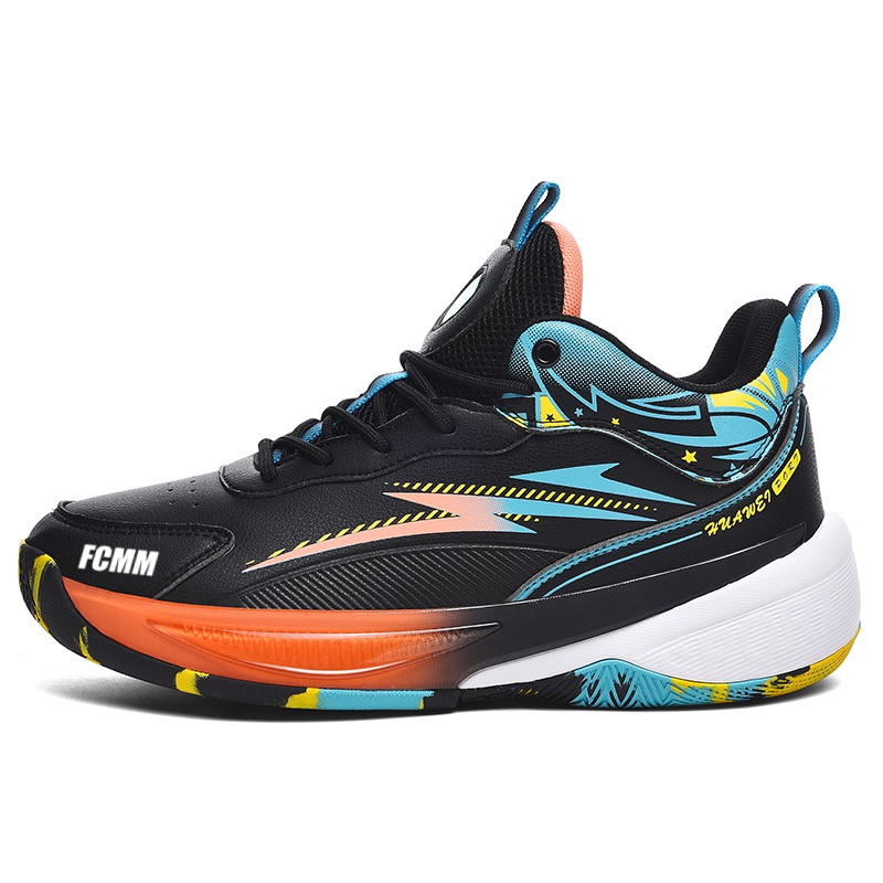Противоскользящие и дышащие детские баскетбольные кроссовки для подростков FCMM, черный/красный/оранжевый
Противоскользящие и дышащие детские баскетбольные кроссовки для подростков FCMM, черный/красный/оранжевый