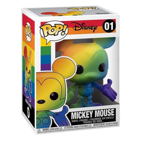 Funko POP! Pride, коллекционная статуэтка, Микки Маус
Funko POP! Pride, коллекционная статуэтка, Микки Маус
