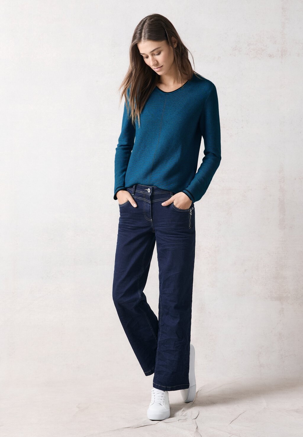 Джемпер MIT STRUKTURSTREIFEN Cecil, синий
Джемпер MIT STRUKTURSTREIFEN Cecil, синий