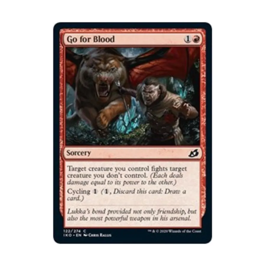 CCG Ждать крови (С), MTG - Ikoria - Lair of Behemoths 
CCG Ждать крови (С), MTG - Ikoria - Lair of Behemoths