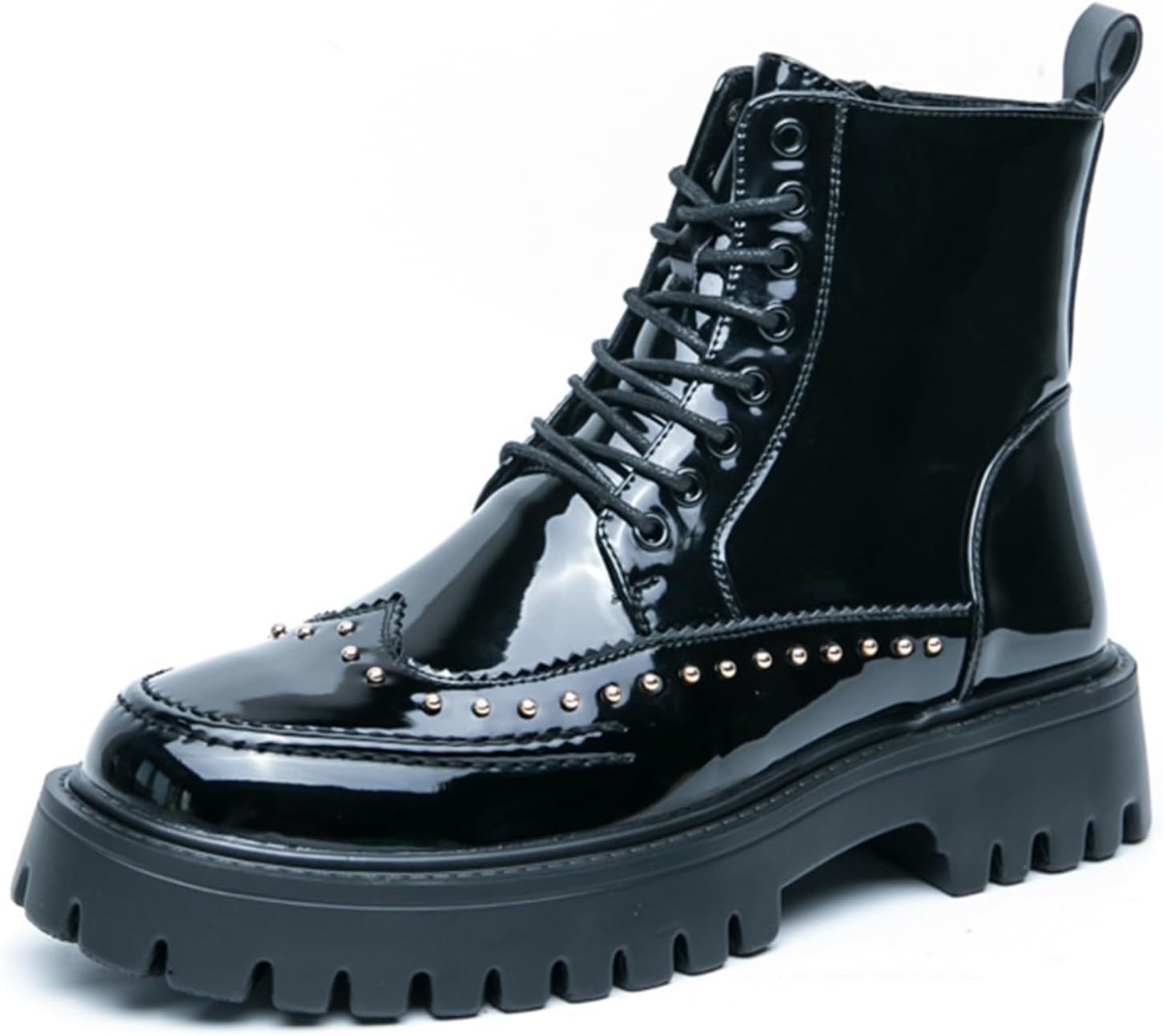 Мужские оксфорды на платформе из лакированной кожи с крылышками, заклепками, винтажным носком, массивной подошвой, шнуровкой, боковой молнией, брогированные, ботинки-боевики, повседневные, для бизнеса, свадьбы, офиса, нарядные ботильоны Oxneuhg,...
Мужские оксфорды на платформе из лакированной кожи с крылышками, заклепками, винтажным носком, массивной подошвой, шнуровкой, боковой молнией, брогированные, ботинки-боевики, повседневные, для бизнеса, свадьбы, офиса, нарядные ботильоны Oxneuhg,...