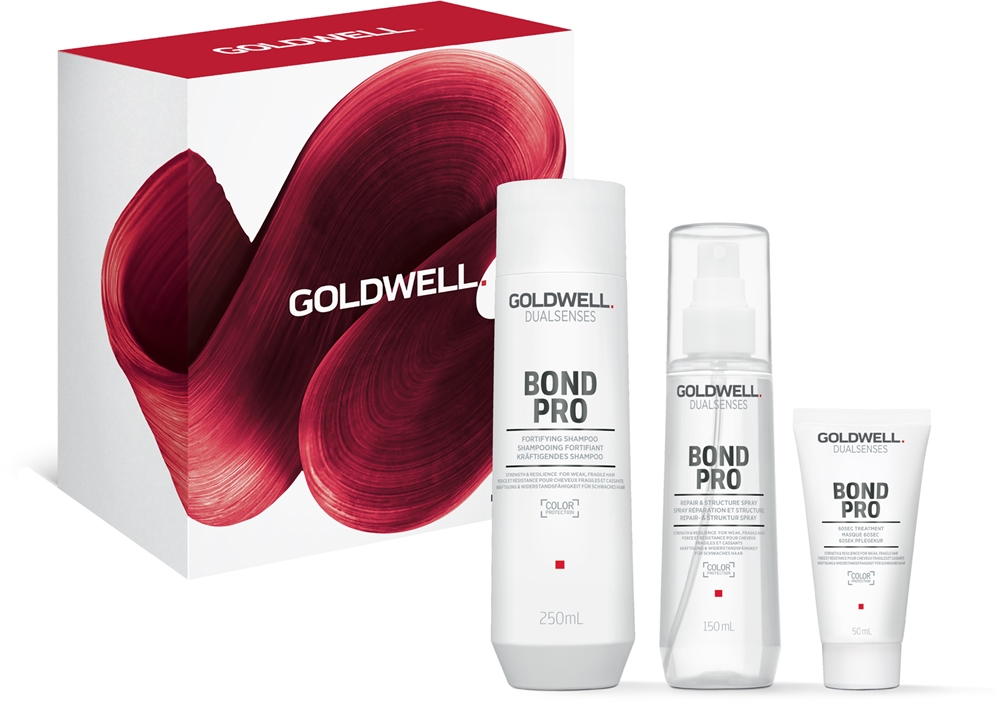 Подарочный набор Dualsenses Bond Pro для поврежденных и ломких волос Goldwell, 3 шт
Подарочный набор Dualsenses Bond Pro для поврежденных и ломких волос Goldwell, 3 шт