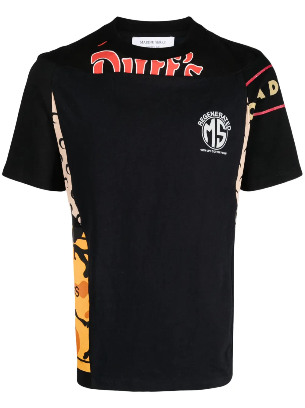 Футболка Regenerated в технике пэчворк Marine Serre, черный
Футболка Regenerated в технике пэчворк Marine Serre, черный