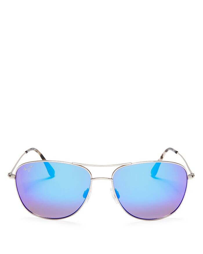 Поляризованные солнцезащитные очки-авиаторы Cliff House Brow Bar, 59 мм Maui Jim
Поляризованные солнцезащитные очки-авиаторы Cliff House Brow Bar, 59 мм Maui Jim
