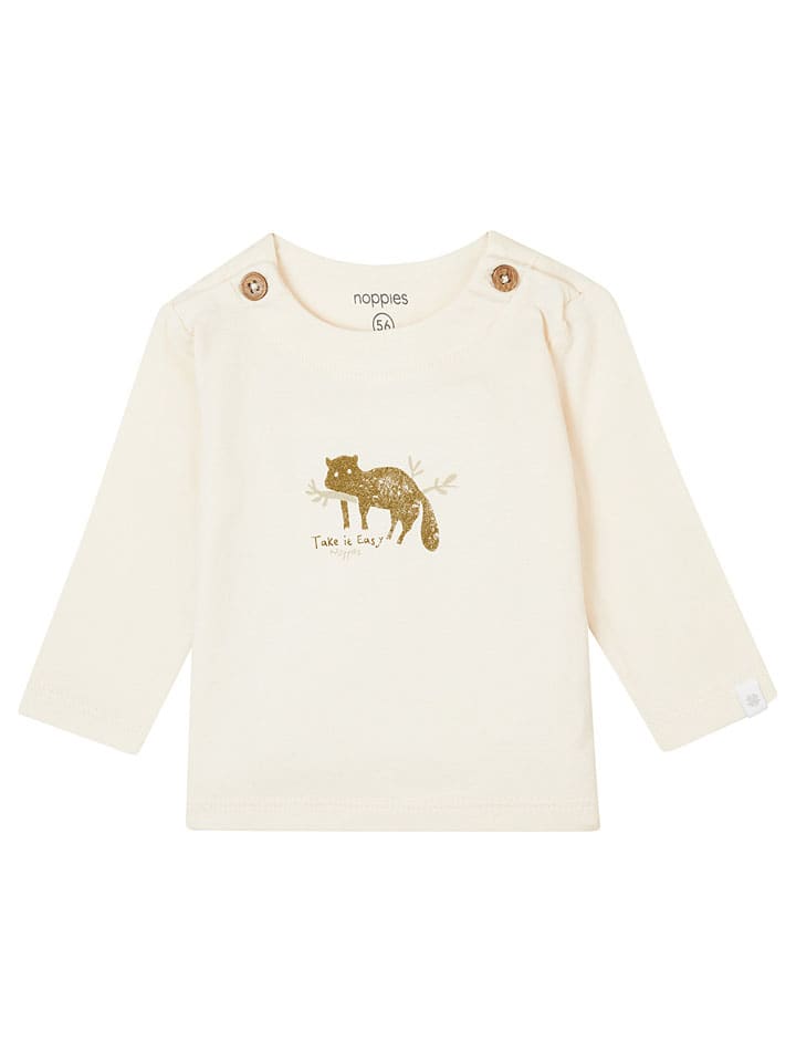 Noppies Футболка с длинными рукавами "Гамбо" кремового цвета
Noppies Футболка с длинными рукавами "Гамбо" кремового цвета