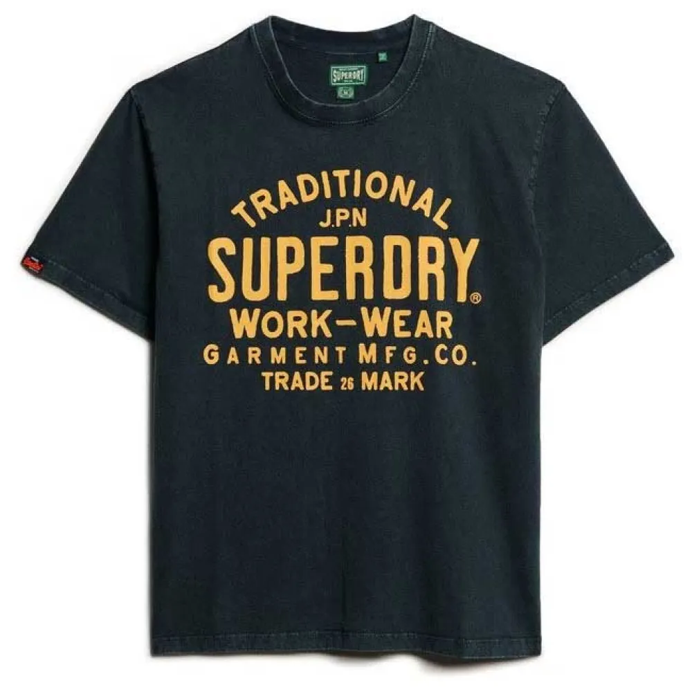 Футболка с коротким рукавом Superdry Machined Goods Workwear, синий
Футболка с коротким рукавом Superdry Machined Goods Workwear, синий