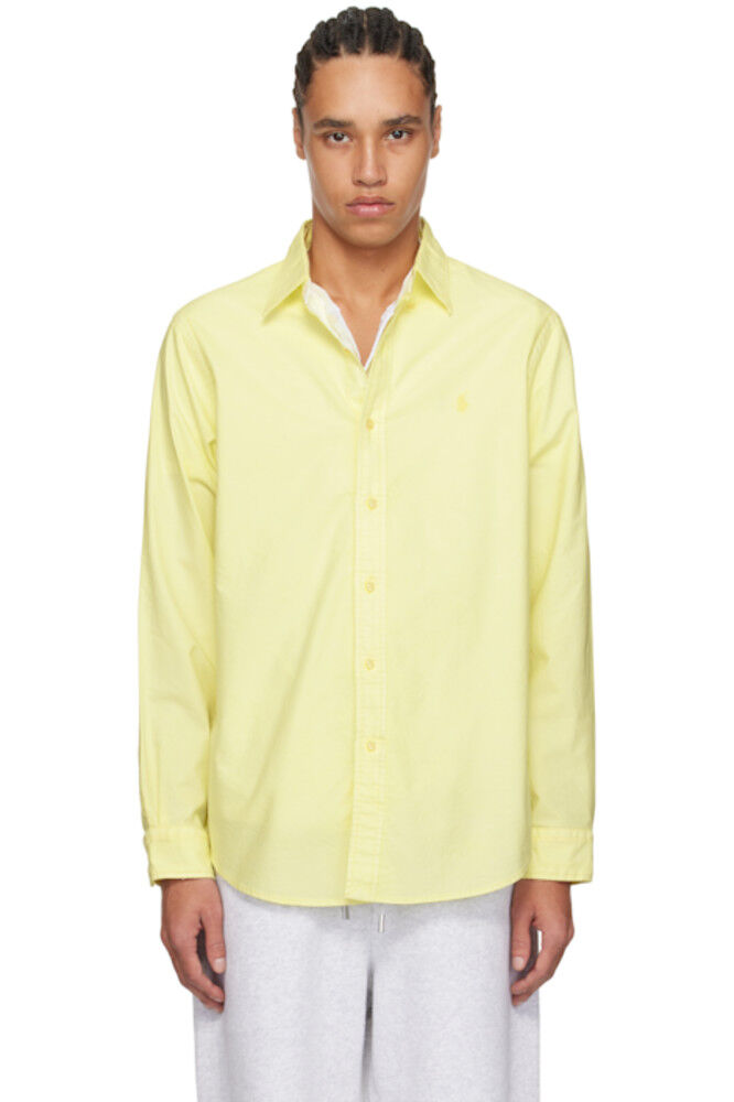 Желтая классическая рубашка Оксфорд из минерального крашения Polo Ralph Lauren
Желтая классическая рубашка Оксфорд из минерального крашения Polo Ralph Lauren