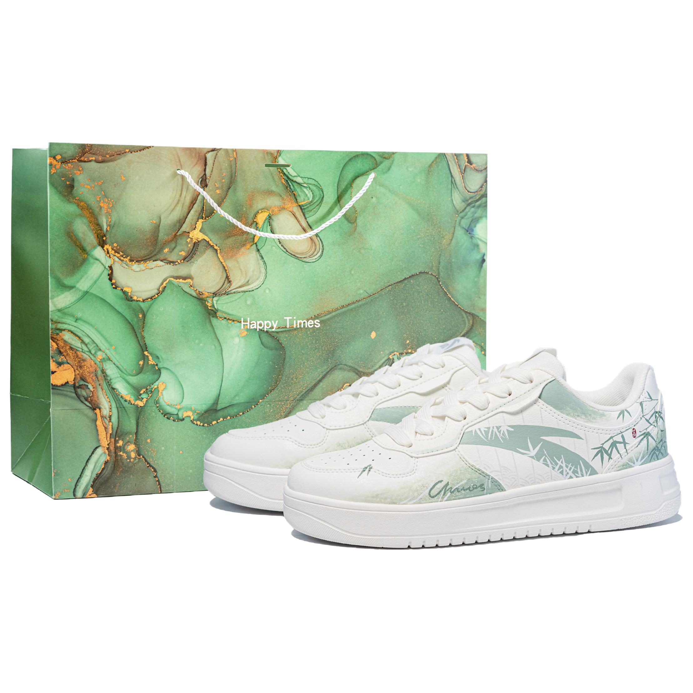 ANTA Нескользящие, износостойкие, дышащие низкие кроссовки для скейтбординга, мужские, белые, зеленые
ANTA Нескользящие, износостойкие, дышащие низкие кроссовки для скейтбординга, мужские, белые, зеленые