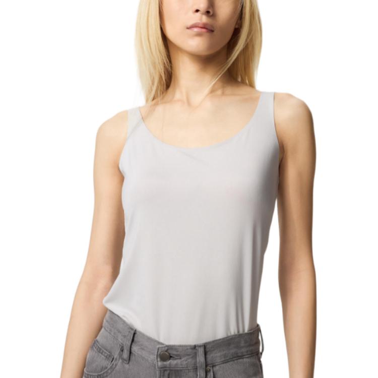 Топ-майка женская светло-серая UNIQLO, светло-серый
Топ-майка женская светло-серая UNIQLO, светло-серый