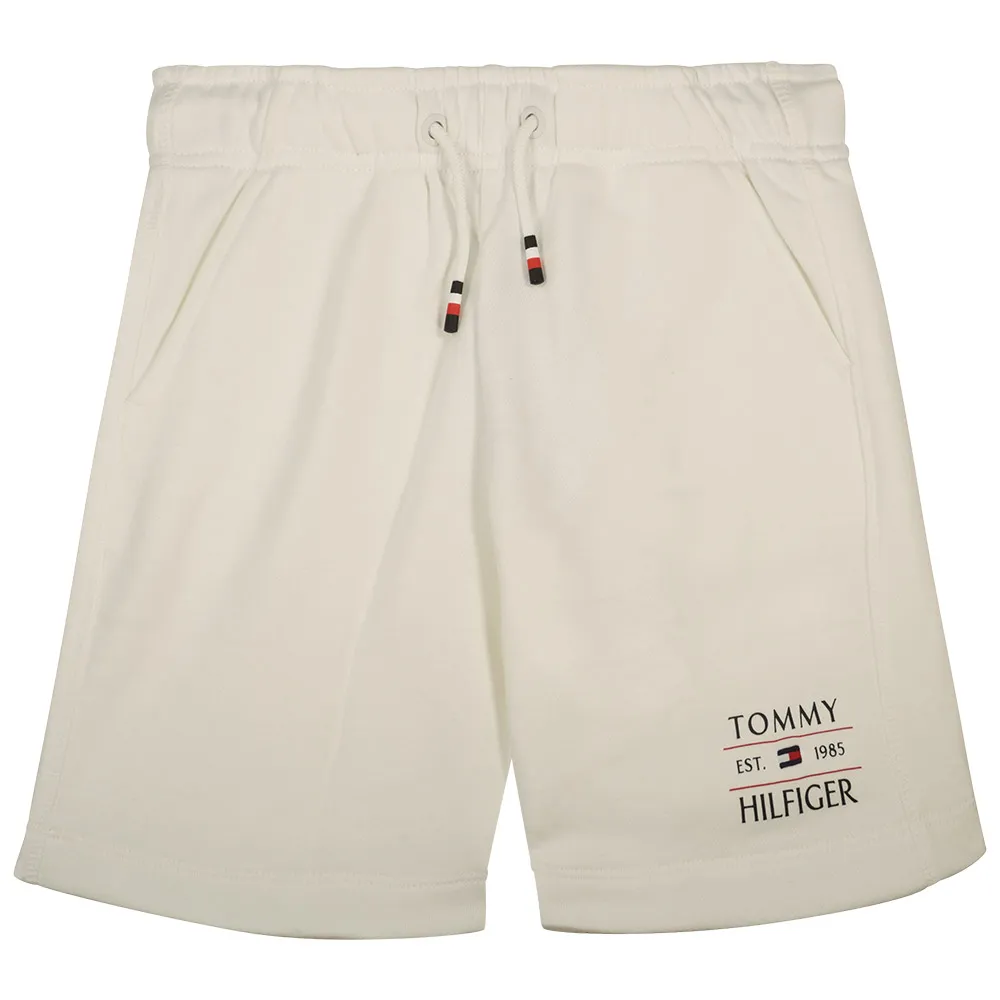 Спортивные шорты Tommy Hilfiger Flag, бежевый 
Спортивные шорты Tommy Hilfiger Flag, бежевый