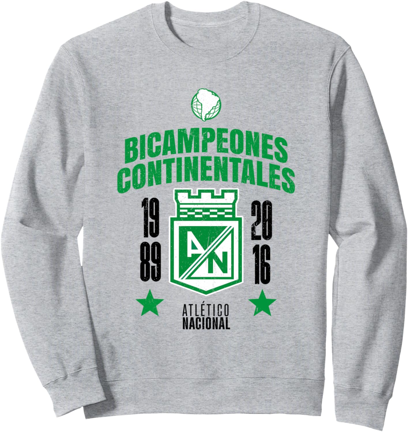 Толстовка из ограниченной коллекции Atletico Nacional de Medellin Bicampeon National Atletico, серый
Толстовка из ограниченной коллекции Atletico Nacional de Medellin Bicampeon National Atletico, серый