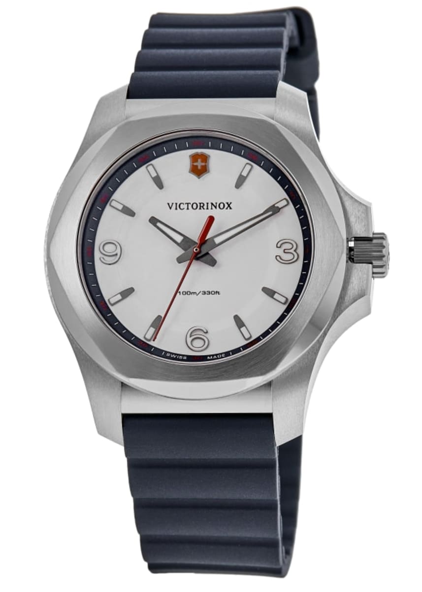 Victorinox Swiss Army INOX V кварцевые женские часы с белым циферблатом и синим каучуковым ремешком 241919
Victorinox Swiss Army INOX V кварцевые женские часы с белым циферблатом и синим каучуковым ремешком 241919