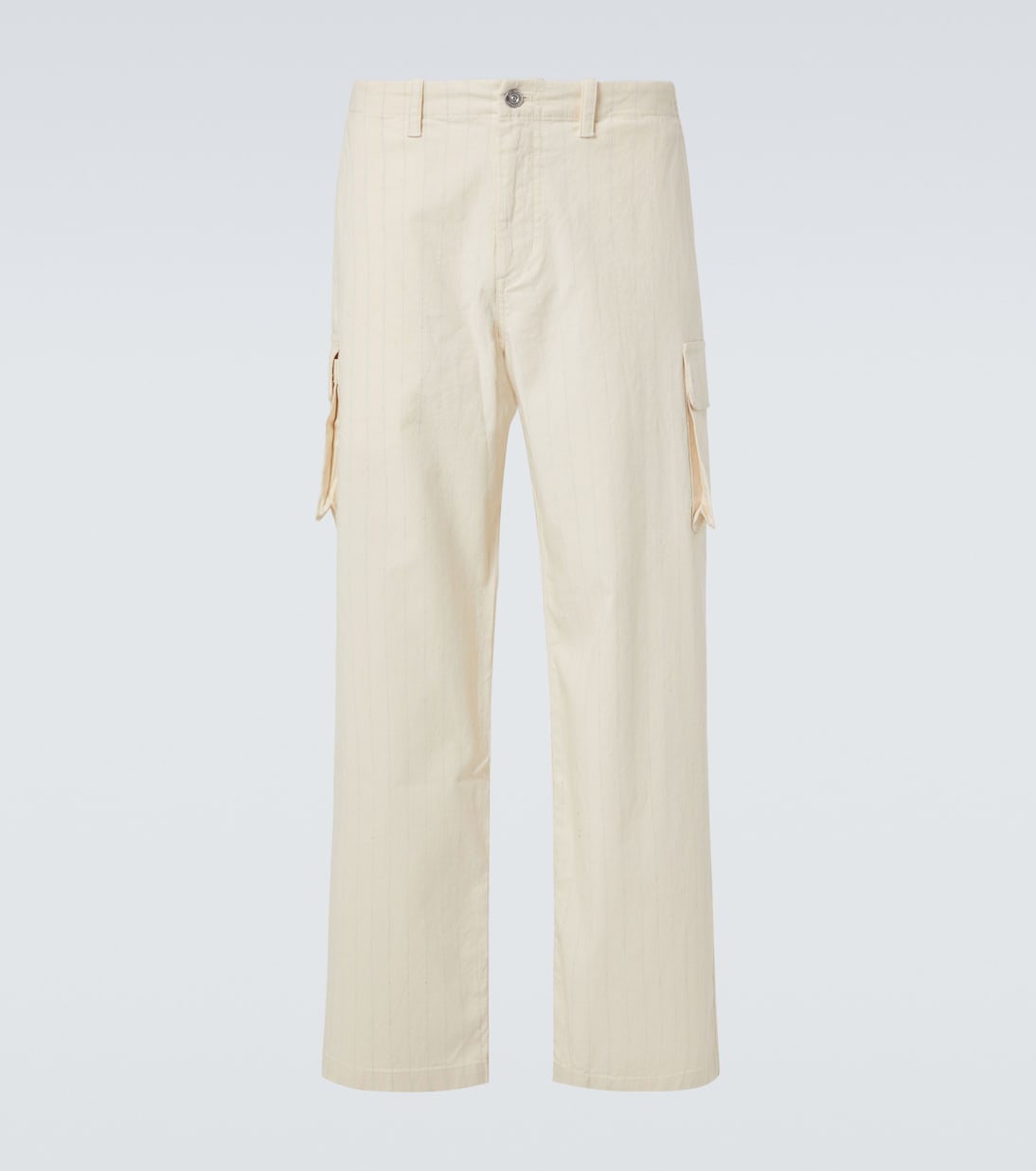 Полосатые хлопковые брюки-карго Mount Our Legacy, Ecru Canal Stripe
Полосатые хлопковые брюки-карго Mount Our Legacy, Ecru Canal Stripe