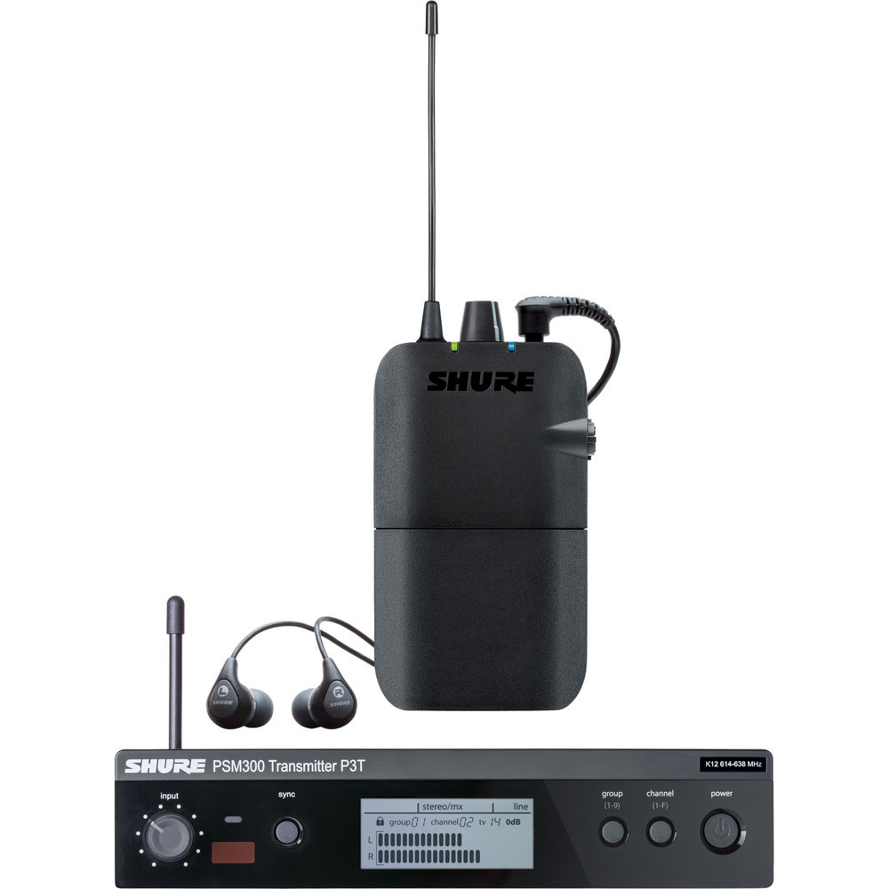 Shure PSM 300 Stereo Personal Monitor System P3TR112GR-G20
Shure PSM 300 Stereo Personal Monitor System P3TR112GR-G20
