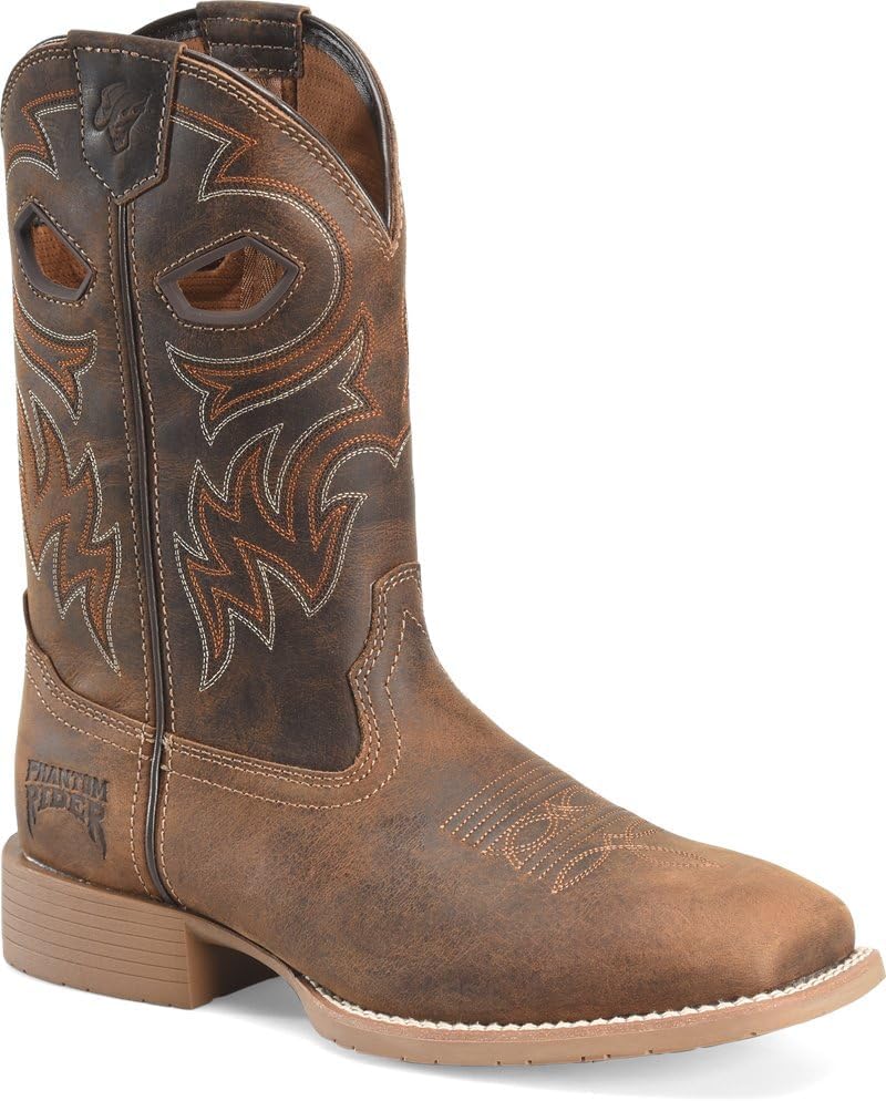 Ботинки PHANTOM RIDER с мягким носком и широким передом для мужчин - прочная кожа, комфортная посадка, повседневный стиль вестерн, противоскользящая подошва, коричневый
Ботинки PHANTOM RIDER с мягким носком и широким передом для мужчин - прочная кожа, комфортная посадка, повседневный стиль вестерн, противоскользящая подошва, коричневый