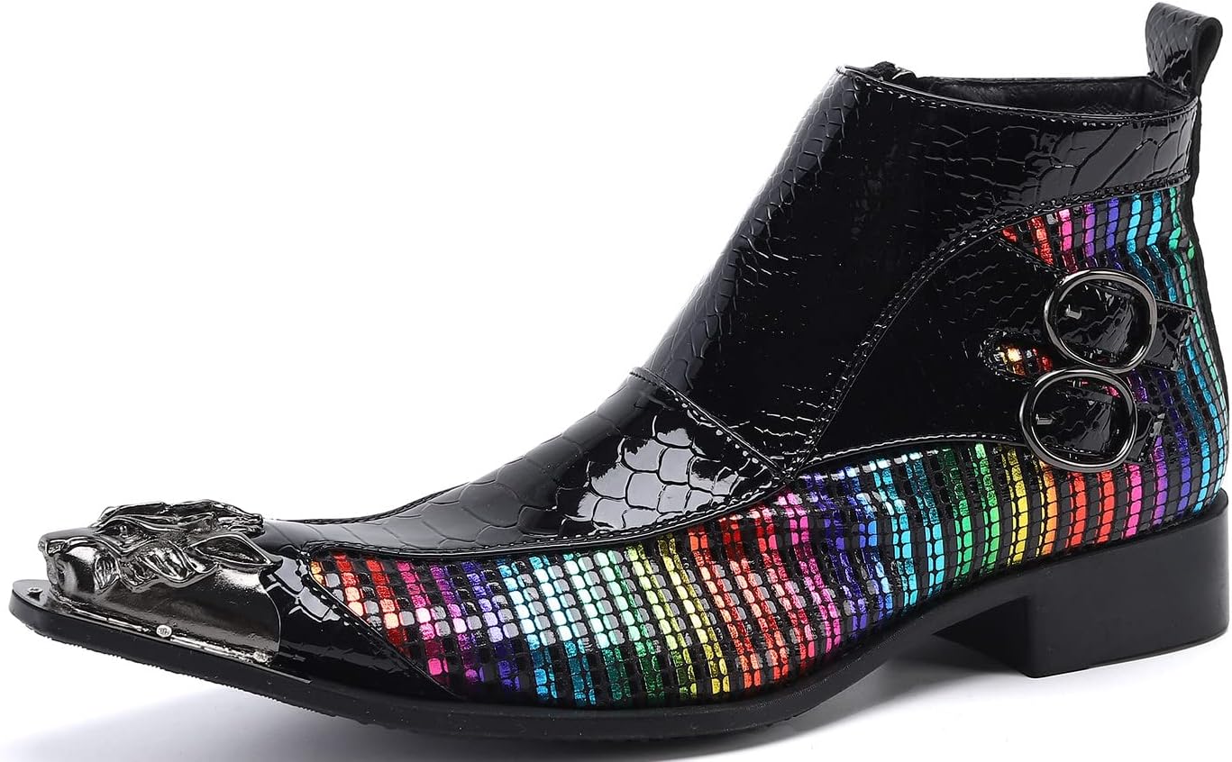 Мужские сапоги Santimon Chelsea - настоящая кожа, западные ботинки до щиколотки с металлическим носком, пряжками и молнией - обувь для торжеств и повседневной носки, для вечеринок, дискотек, свадеб, выпускных, выступлений, черный
Мужские сапоги Santimon Chelsea - настоящая кожа, западные ботинки до щиколотки с металлическим носком, пряжками и молнией - обувь для торжеств и повседневной носки, для вечеринок, дискотек, свадеб, выпускных, выступлений, черный