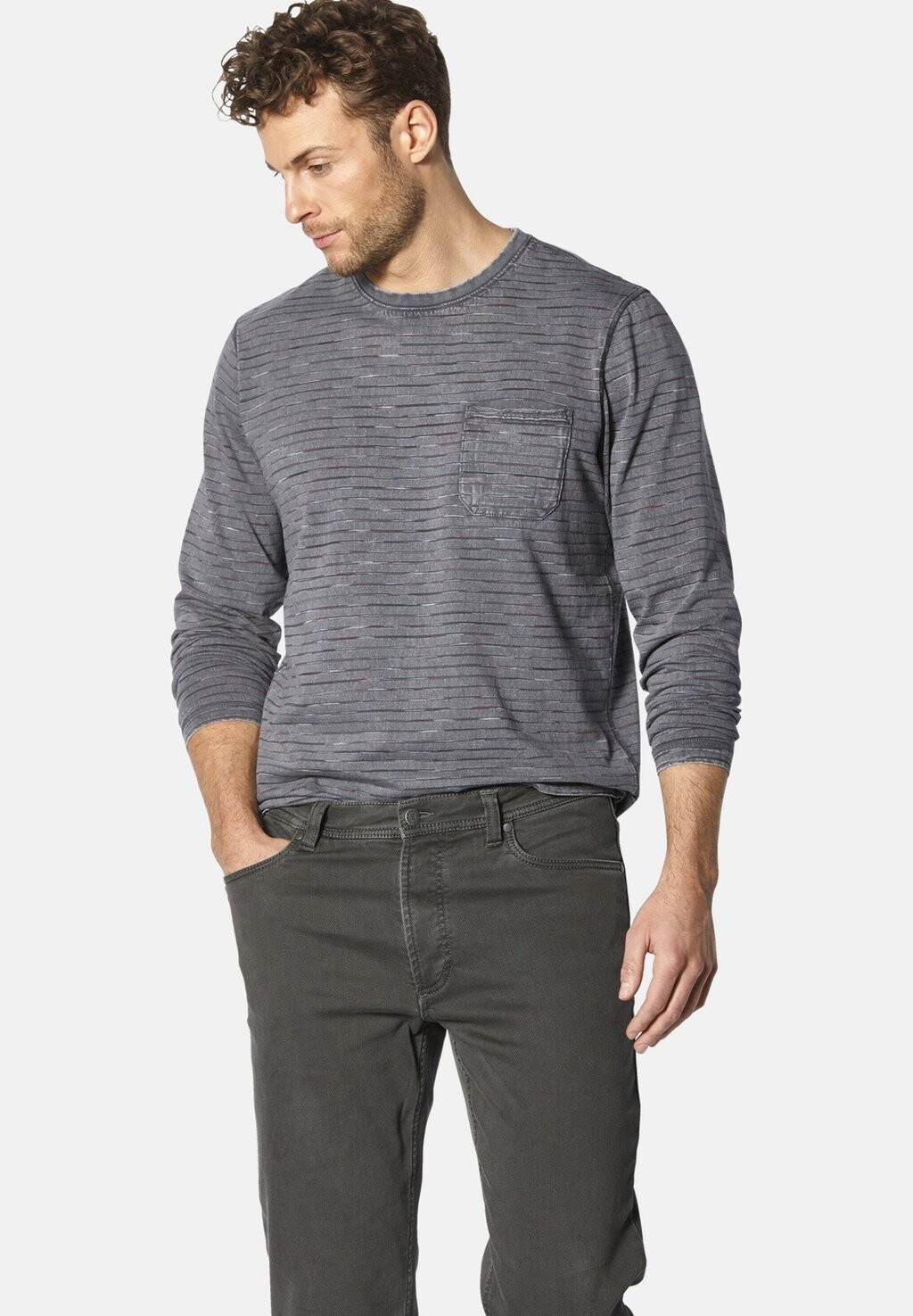 Топ с длинными рукавами Babista, серый
Топ с длинными рукавами Babista, серый