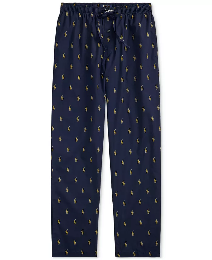 Мужские пижамные брюки Woven Polo Ralph Lauren, синий
Мужские пижамные брюки Woven Polo Ralph Lauren, синий