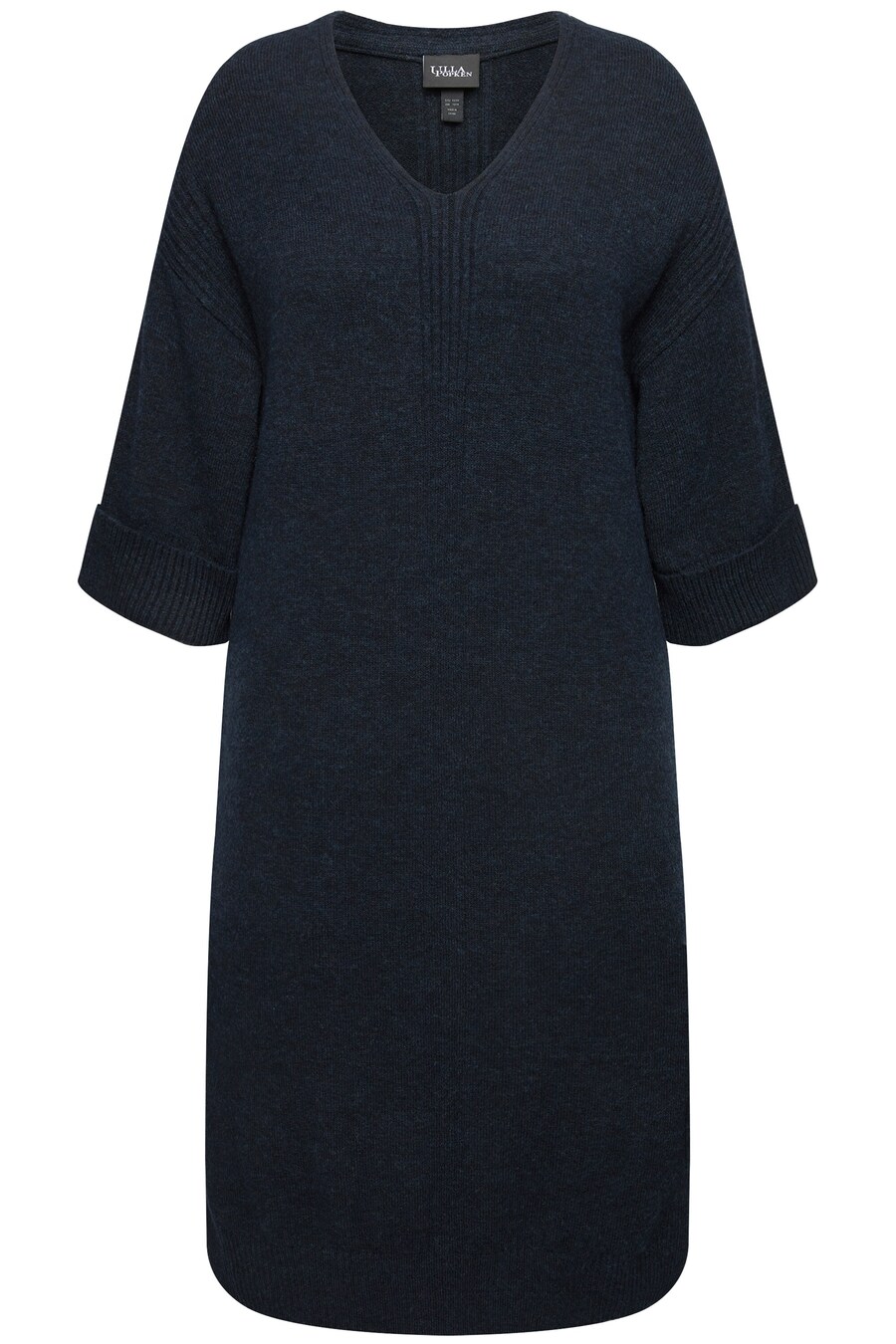 Вязаное платье Ulla Popken, marine blue
Вязаное платье Ulla Popken, marine blue