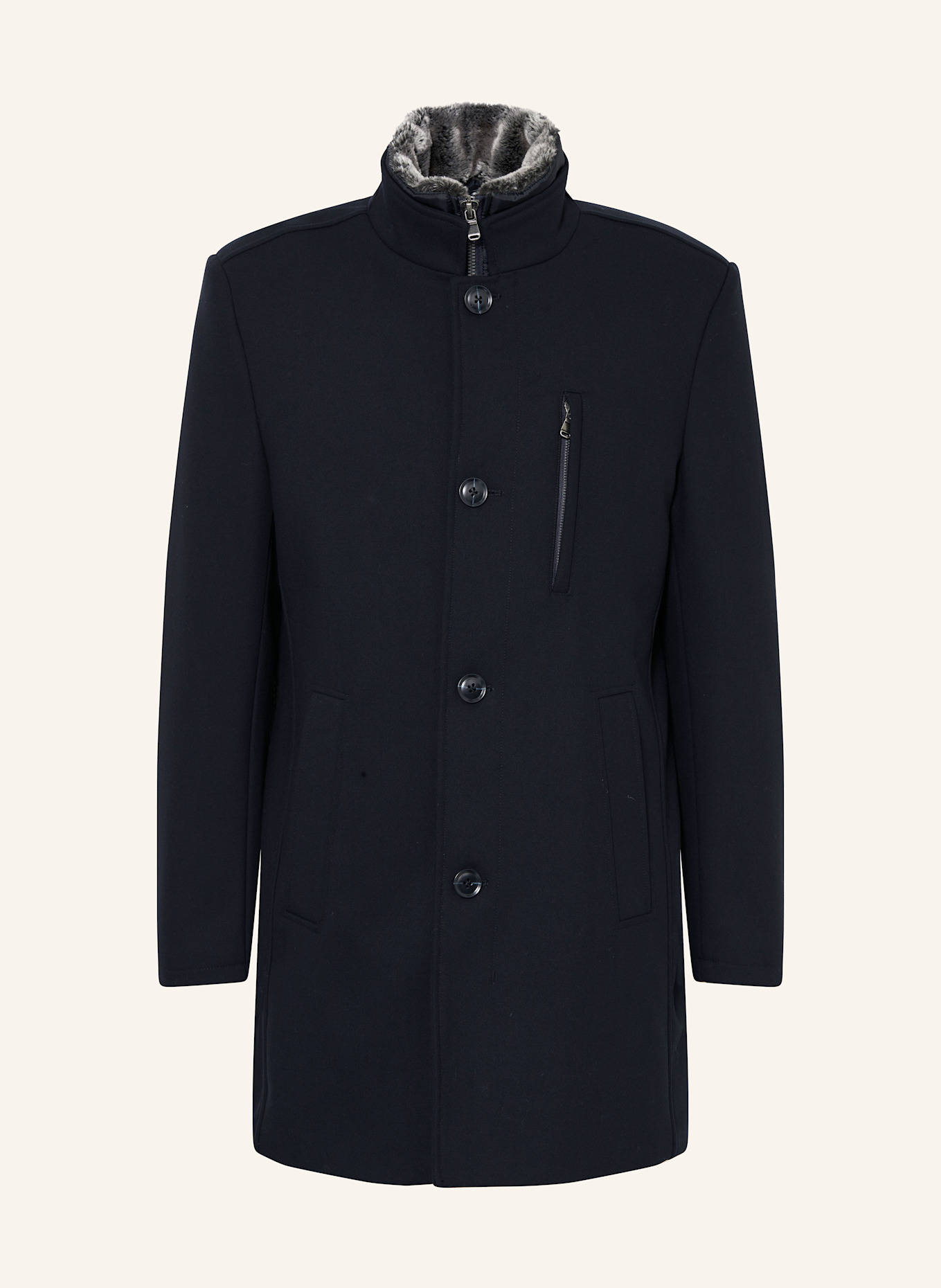 Пальто с искусственным мехом и съемной панелью Strokesman'S, синий
Пальто с искусственным мехом и съемной панелью Strokesman'S, синий