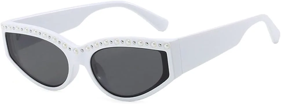 Солнцезащитные очки UV400 с прозрачными линзами «кошачий глаз» и заклепками, для женщин и мужчин, для бега и занятий спортом на открытом воздухе UYPTK, White Black
Солнцезащитные очки UV400 с прозрачными линзами «кошачий глаз» и заклепками, для женщин и мужчин, для бега и занятий спортом на открытом воздухе UYPTK, White Black