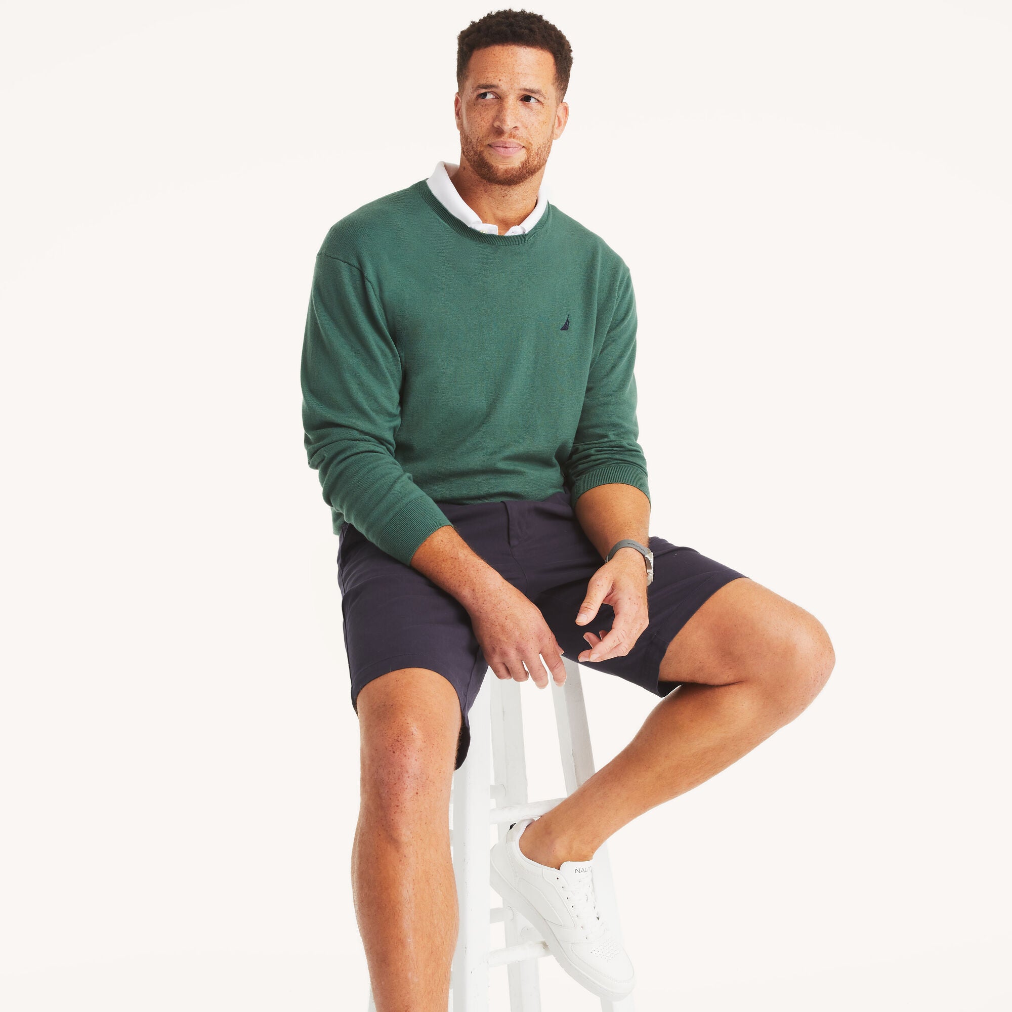 Nautica Mens Big & Tall Navtech свитер с круглым вырезом, цвет rainforest green
Nautica Mens Big & Tall Navtech свитер с круглым вырезом, цвет rainforest green
