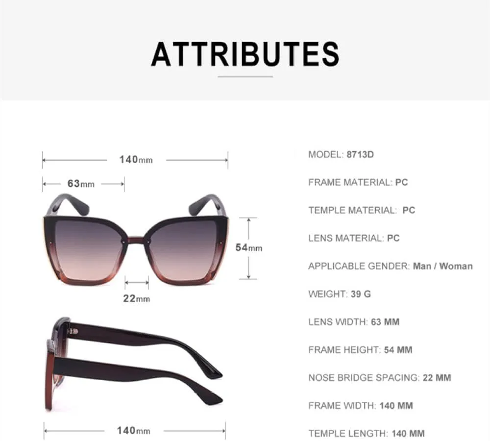 Солнцезащитные очки MUTYNE Oversized Cat Eye для женщин, роскошные модные очки в большой квадратной оправе для мужчин, ретро-стиль, очки «кошачий глаз», Gray
Солнцезащитные очки MUTYNE Oversized Cat Eye для женщин, роскошные модные очки в большой квадратной оправе для мужчин, ретро-стиль, очки «кошачий глаз», Gray