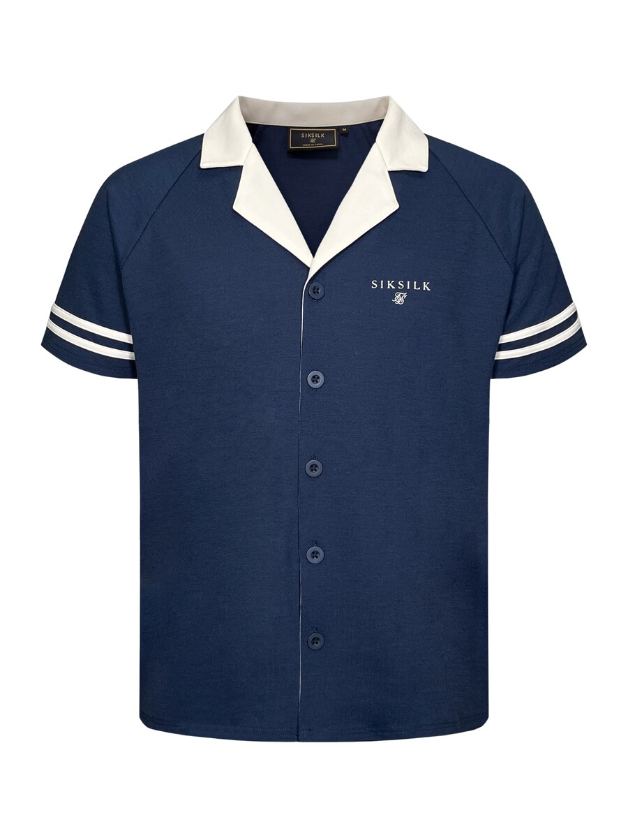 Рубашка на пуговицах классического кроя SikSilk, Navy
Рубашка на пуговицах классического кроя SikSilk, Navy