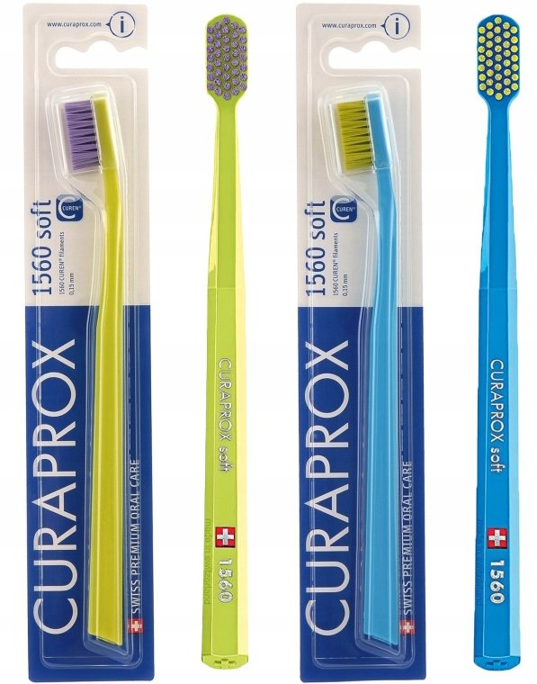 Ручная зубная щетка CURAPROX CS 1560 Soft Eco Pack 2 шт
Ручная зубная щетка CURAPROX CS 1560 Soft Eco Pack 2 шт