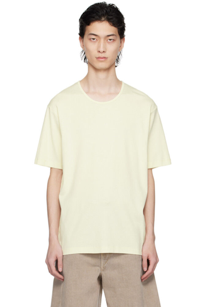 Желтая футболка с круглым вырезом LEMAIRE 
Желтая футболка с круглым вырезом LEMAIRE