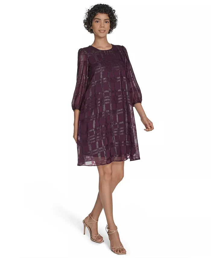 Женское платье-трапеция с круглым вырезом Calvin Klein, фиолетовый
Женское платье-трапеция с круглым вырезом Calvin Klein, фиолетовый