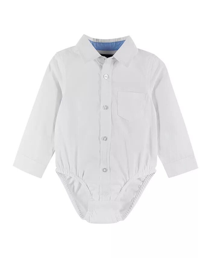 Белая рубашка из поплина на пуговицах для мальчиков Andy & Evan, белый
Белая рубашка из поплина на пуговицах для мальчиков Andy & Evan, белый