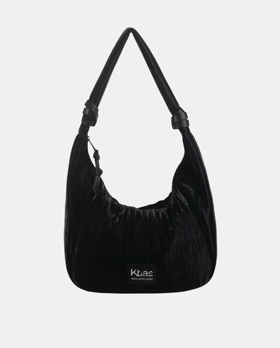 Сумка-хобо из нейлона на молнии Kbas, черный
Сумка-хобо из нейлона на молнии Kbas, черный