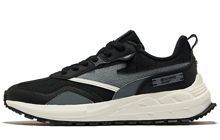 Кроссовки для мужчин с низким верхом, черный, микрокристаллические, белый Erke
Кроссовки для мужчин с низким верхом, черный, микрокристаллические, белый Erke