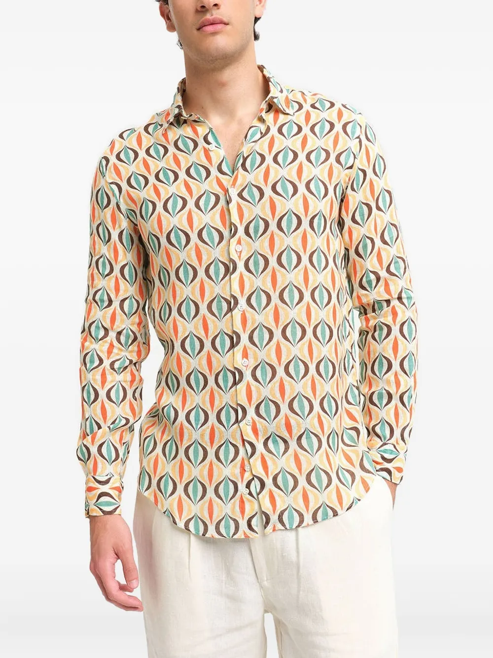 Рубашка с узором Peninsula Swimwear, оранжевый
Рубашка с узором Peninsula Swimwear, оранжевый