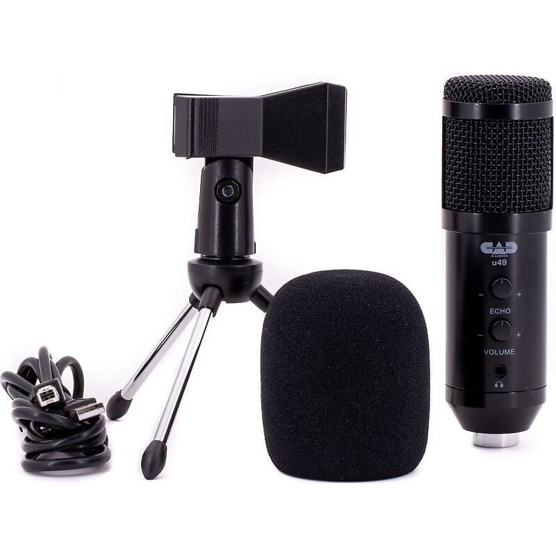 Микрофон для подкастов CAD U49 Cardioid USB Condenser Microphone
Микрофон для подкастов CAD U49 Cardioid USB Condenser Microphone