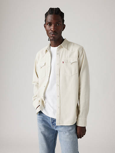 Классическая рубашка в стиле вестерн-стандарт Levi's, цвет Stereo Silver Birch - Tan
Классическая рубашка в стиле вестерн-стандарт Levi's, цвет Stereo Silver Birch - Tan