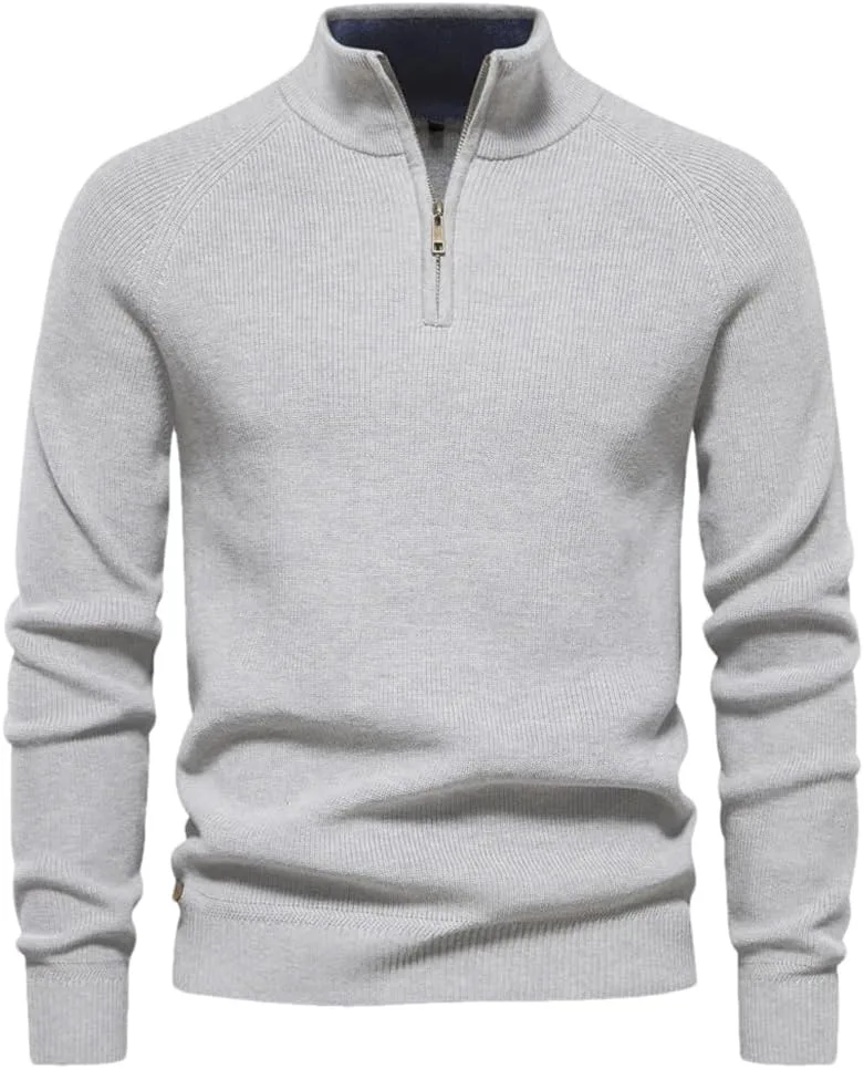 Мужской свитер полуводолазка на молнии slim fit
Мужской свитер полуводолазка на молнии slim fit